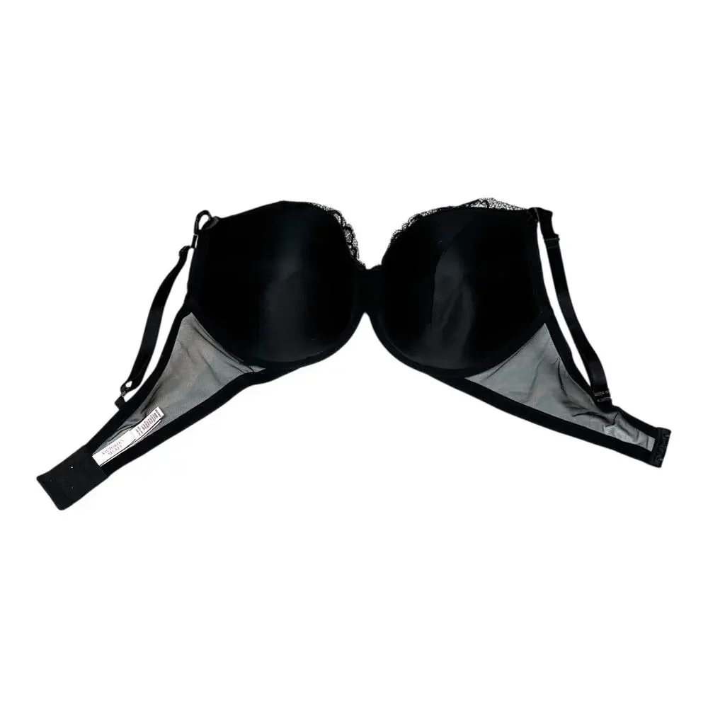 Victoria's Secret Lined Demi Bra Black 40DD